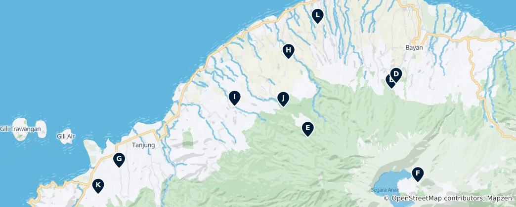Map of Water Wonders & Dams