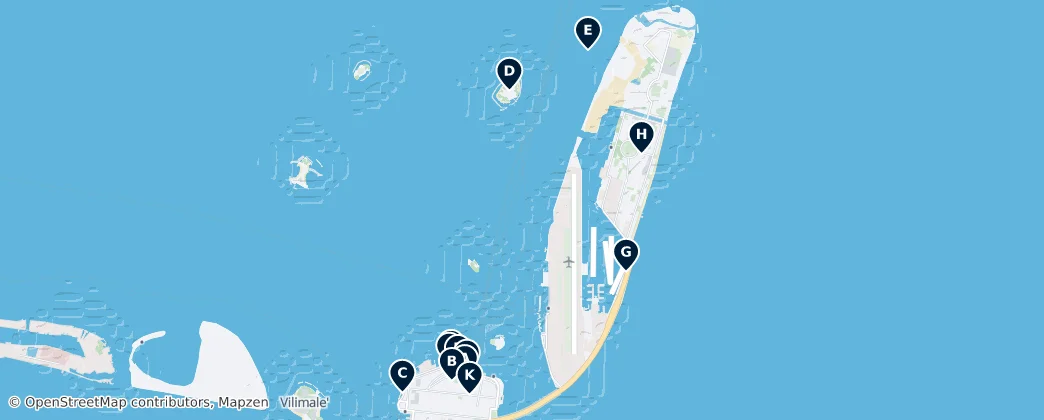 North Malé Atoll Unmissables — Map