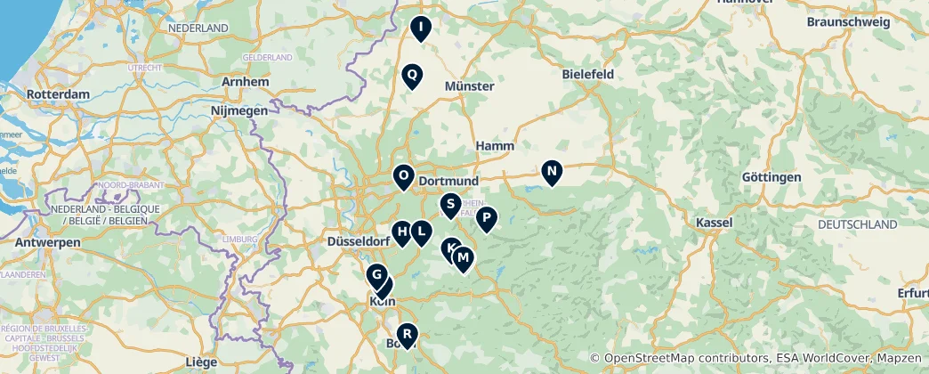 Carte de Cologne's Museums & Galleries
