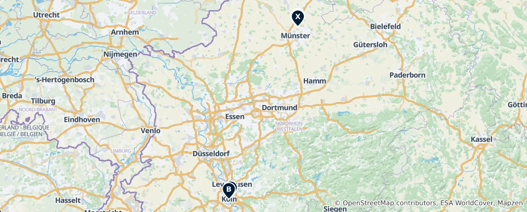 Carte de Parks and Nature Reserves