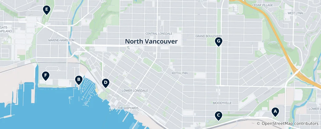 Map of Parks and Gardens