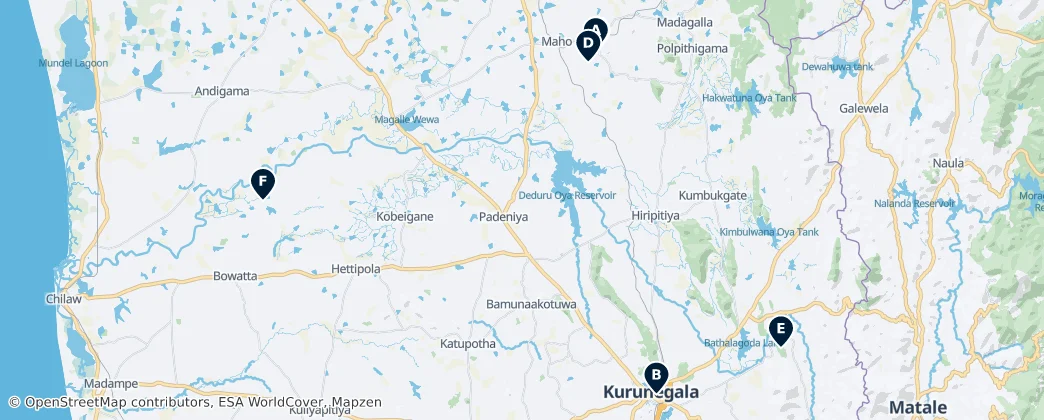 North Western Province Essentials — Map