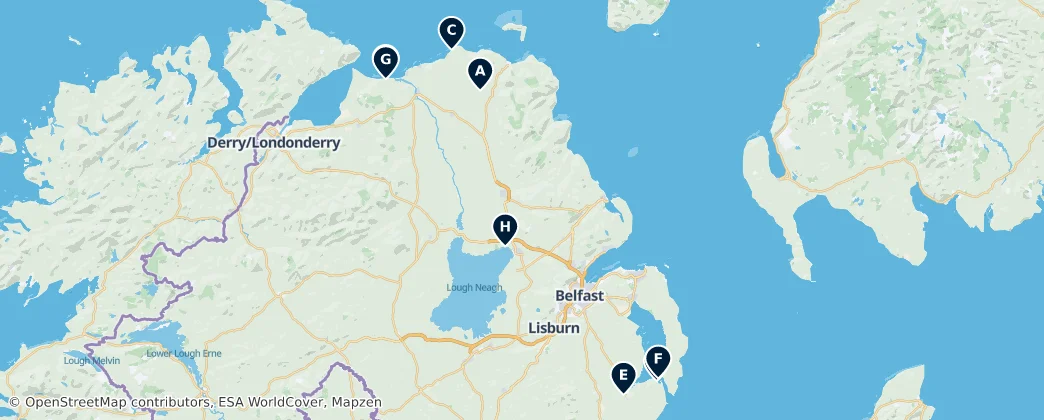 Map of Game of Thrones Locations