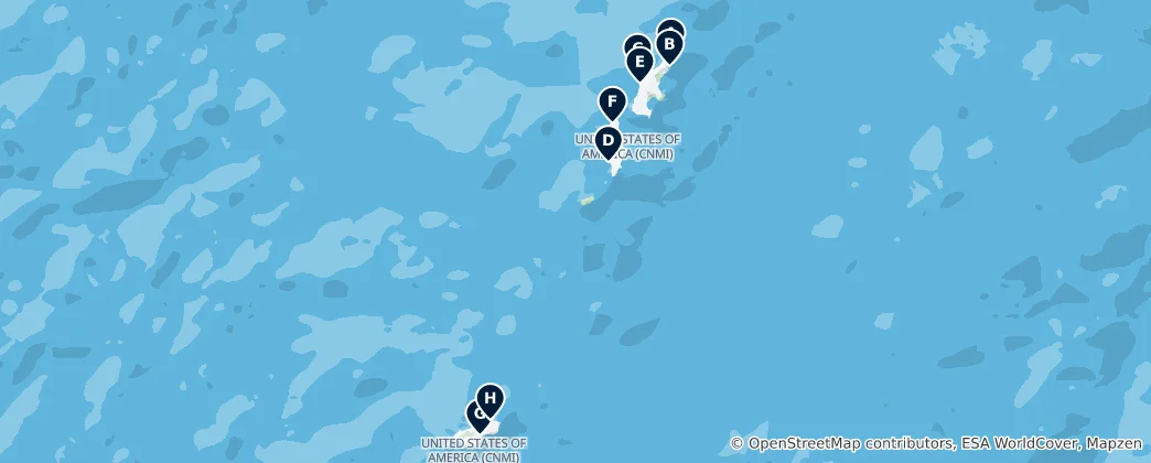 Map of Editor's Choice