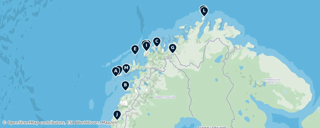 Peaks and Viewpoints – Mapa