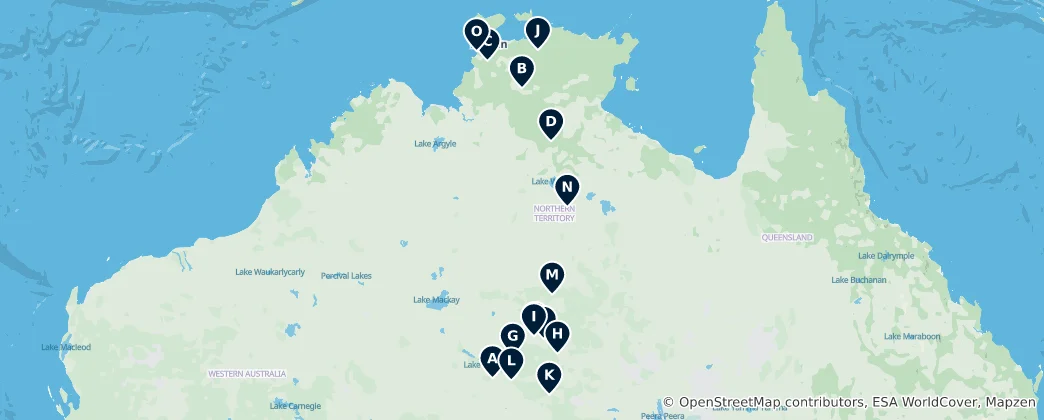 Mapa Top Camping & Caravan Sites