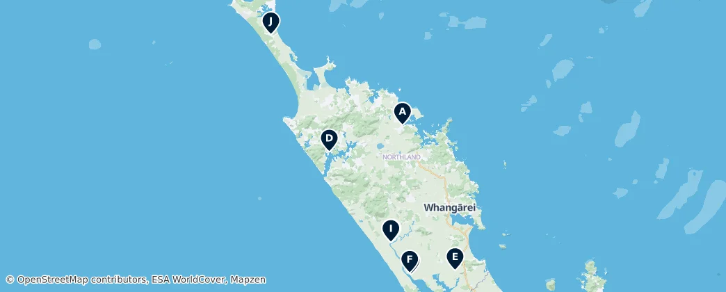 Map of Churches and Places of Worship
