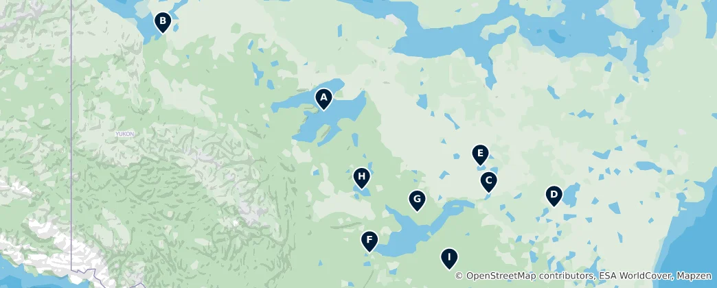 Map of Northwest Territories Essentials