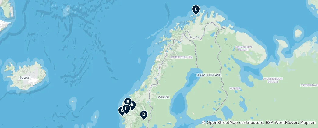 Mappa di Museums & History