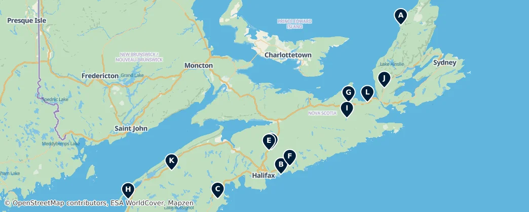Map of Historic Churches & Places of Worship