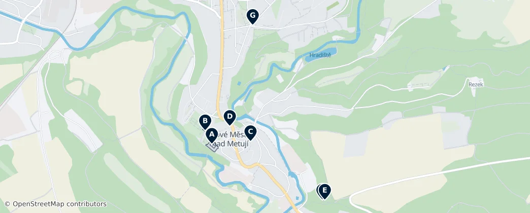 Nové Město nad Metují Essentials — Carte