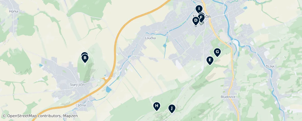 Nový Jičín Essentials — Map