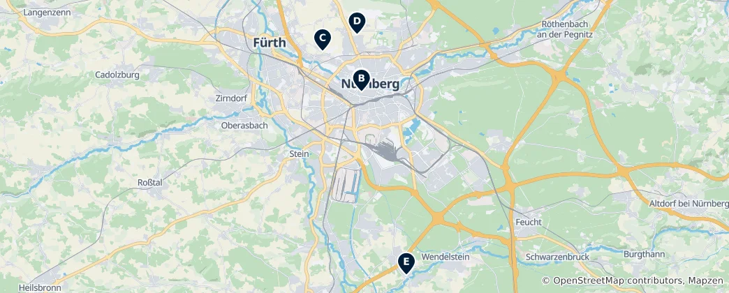 Map of Historic Churches & Shrines