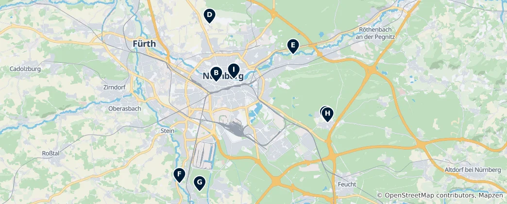Map of Regional Heritage Sites