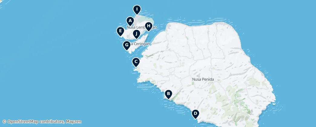 Nusa Penida Marine Protected Area Essentials — Mapa