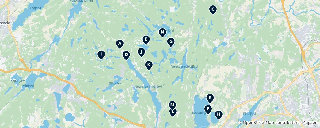 Mapa Nature & Outdoors