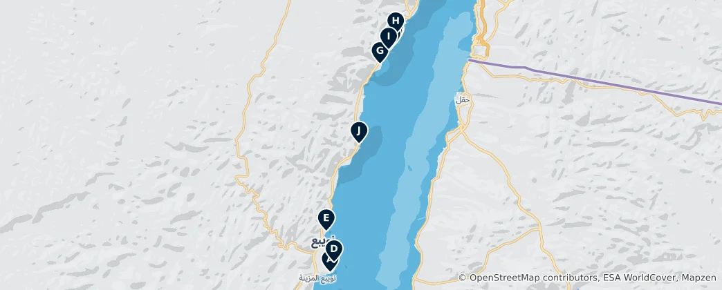 Mapa Coastal Escapes
