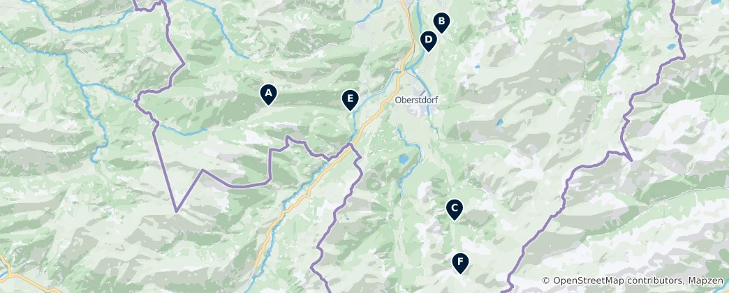 Map of Historic Chapels and Churches
