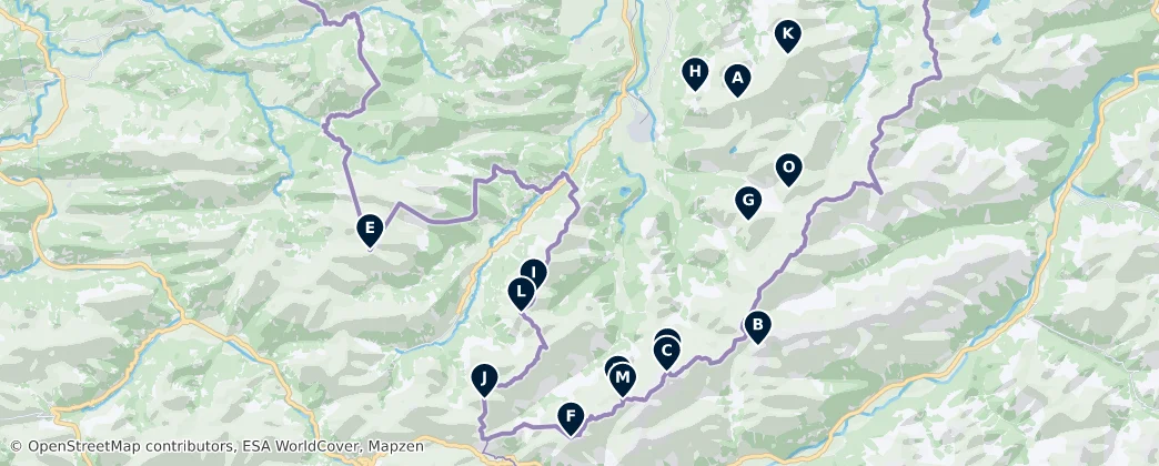 Iconic Peaks of Oberstdorf — Карта