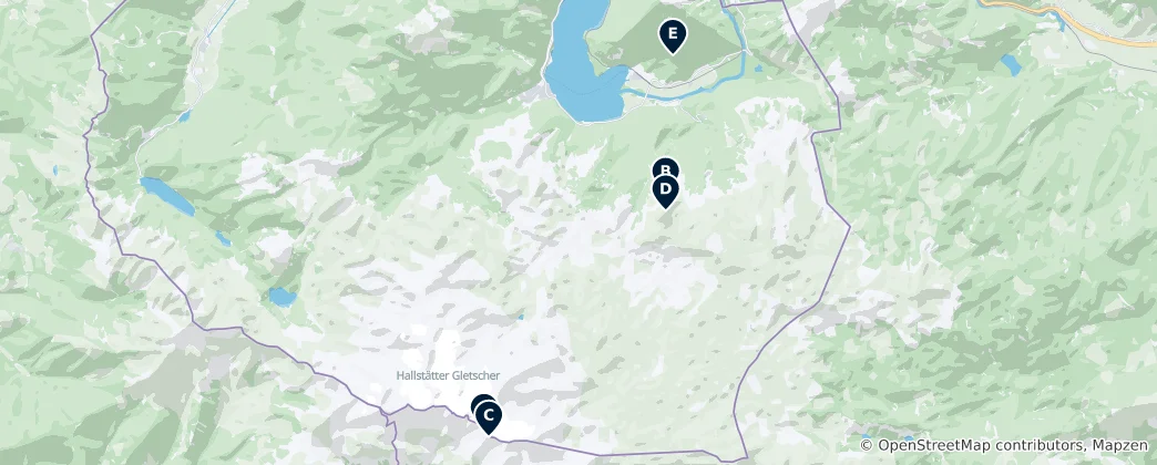 Mapa Scenic Viewpoints