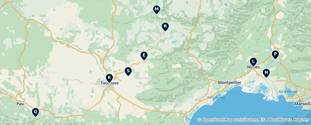 Map of French Religious Heritage