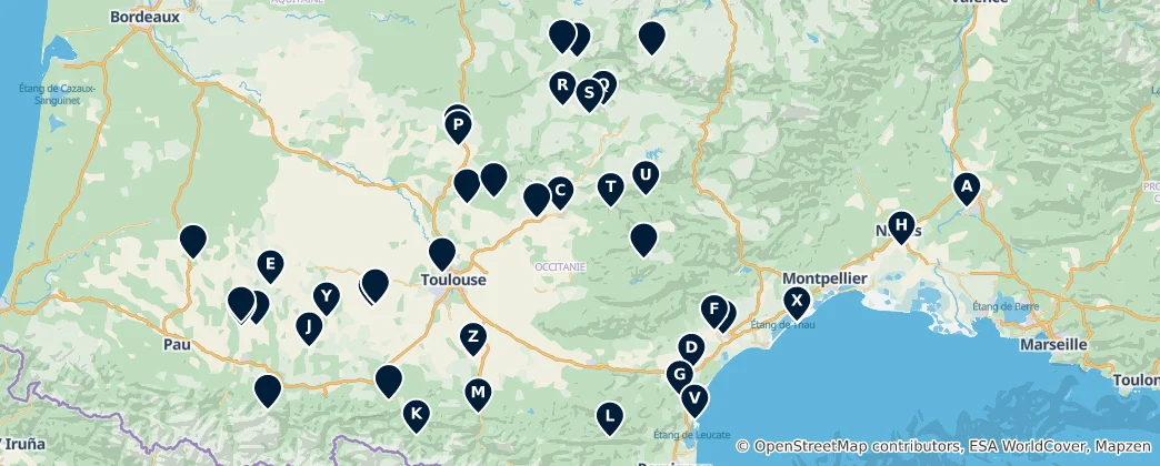 Map of Regional Flavors and Markets