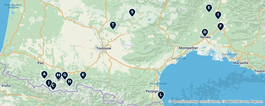 Mappa di Scenic Viewpoints and Mountain Passes