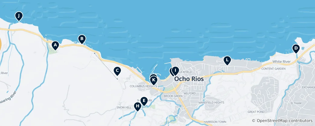 Mapa Ocho Rios Essentials