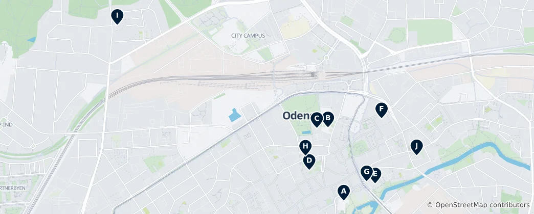 Architectural Highlights of Odense Haritası
