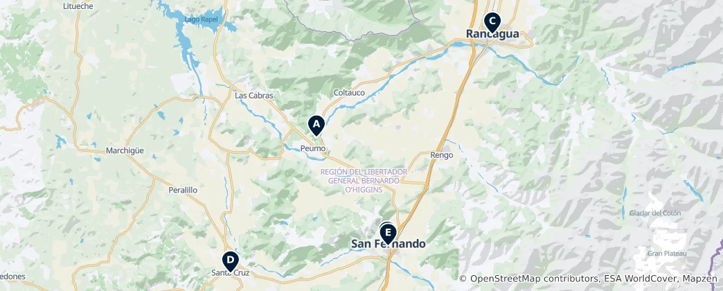 Mapa De Historic Churches and Cathedrals
