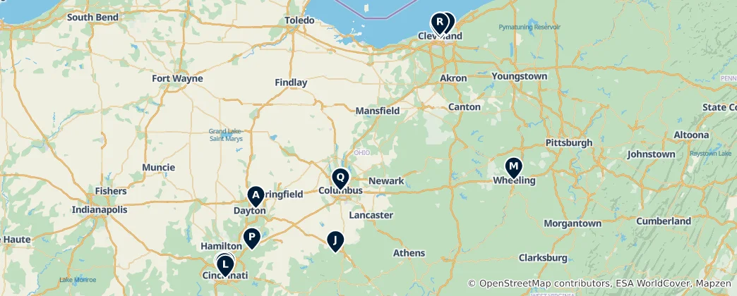 Térkép: Museums & Heritage