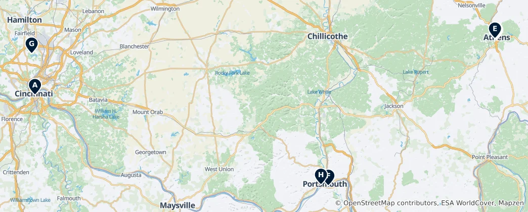 Mappa di Top Sports & Golf