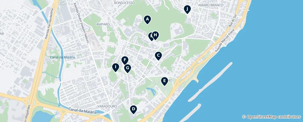 Mappa di Olinda Essentials
