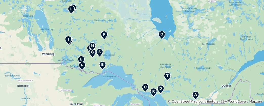 Map of Chalets and Guest Houses