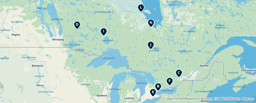 Map of Historic Religious Sites