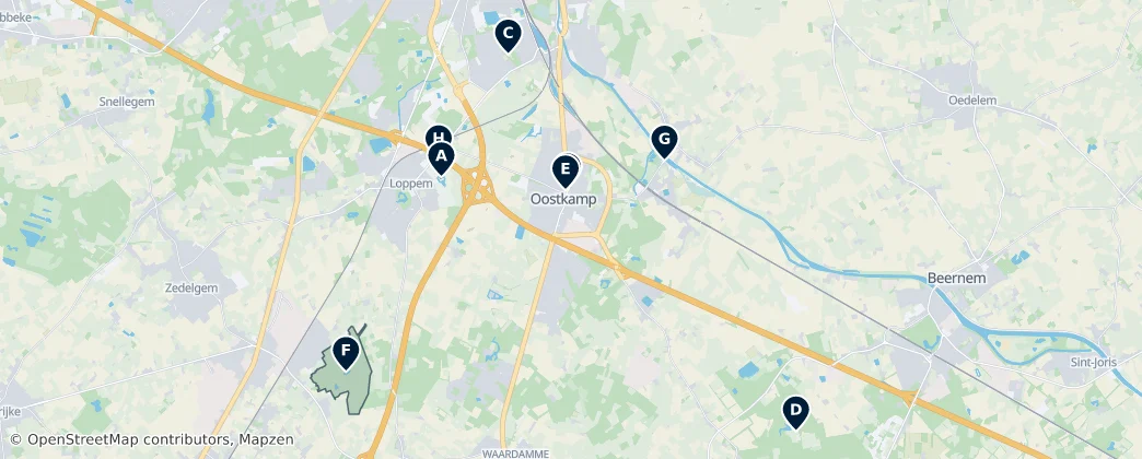 Oostkamp Essentials — 地图