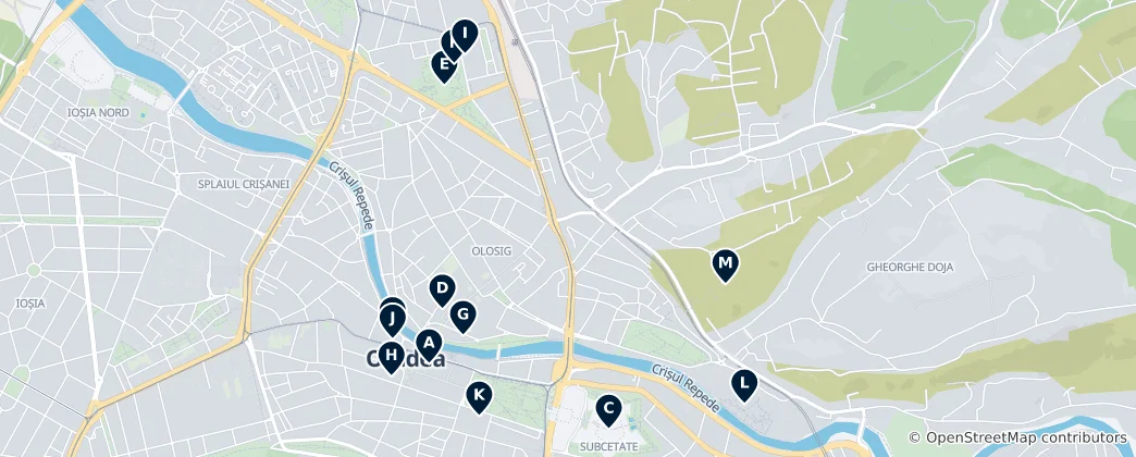 Mapa Oradea Essentials