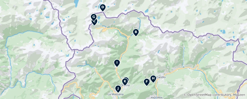 Mapa De Ordino's Essential Treasures