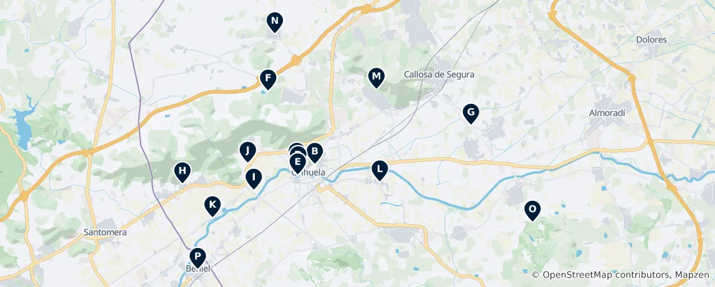 Mapa Catholic Heritage Churches