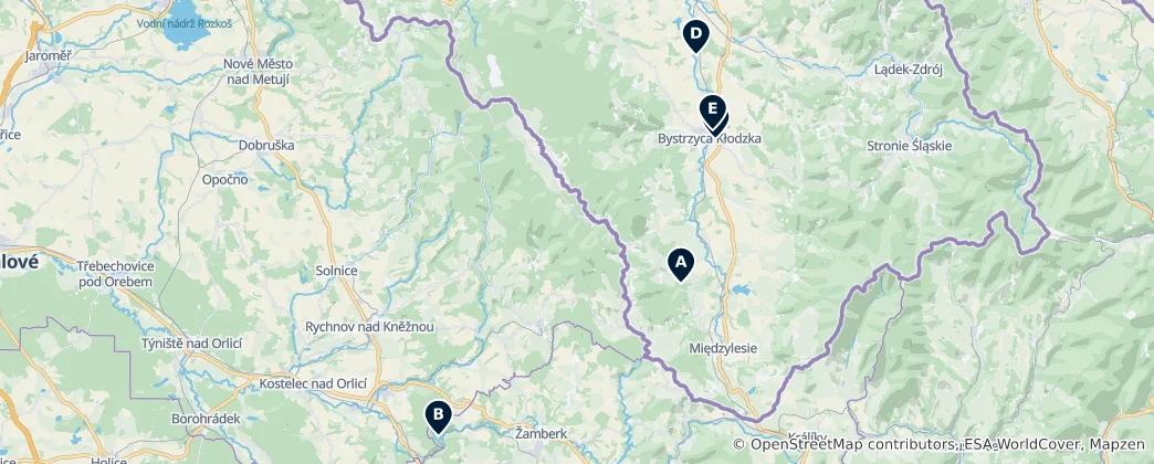 Map of Hidden Ruins and Chapels
