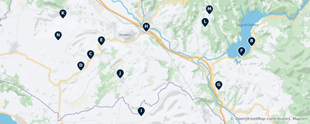 Mapa Regional Italian Flavors & Wines