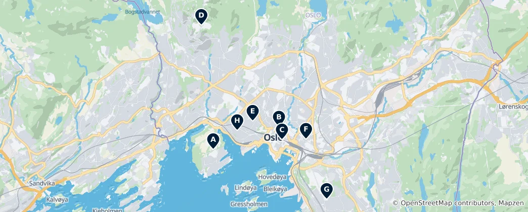 Mapa de Historic Churches