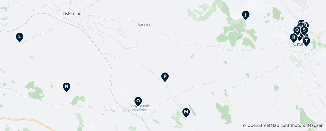 Mapa Sacred Sites and Churches
