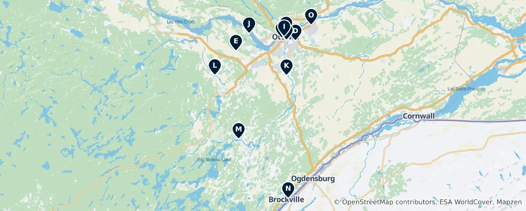 Ottawa Museums and Heritage Sites 地图