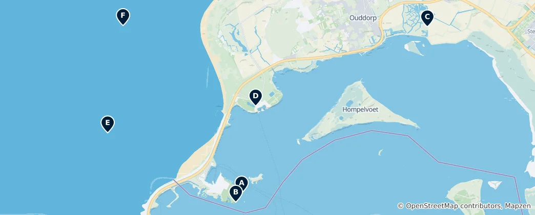 Mapa Nature & Bird Watching