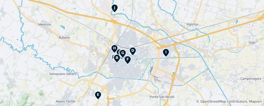 Map of Historic Towers & Manors