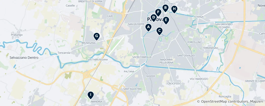 Map of Museums & Art Galleries