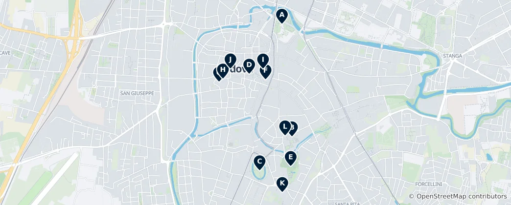 Map of Padua Essentials