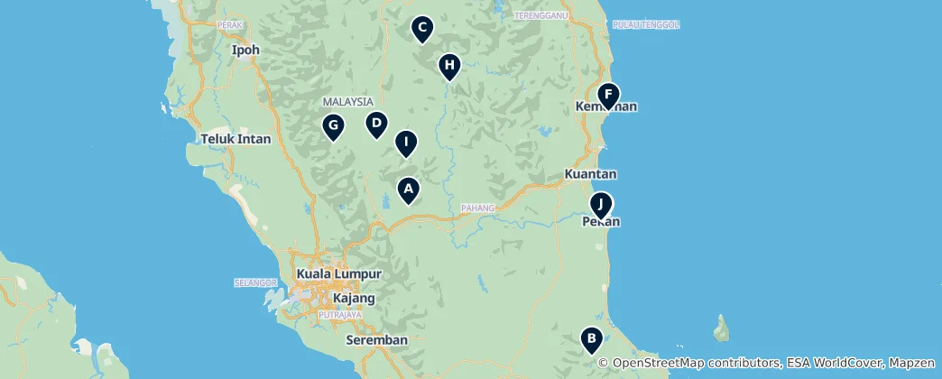 Map of Parks and Outdoor Adventure