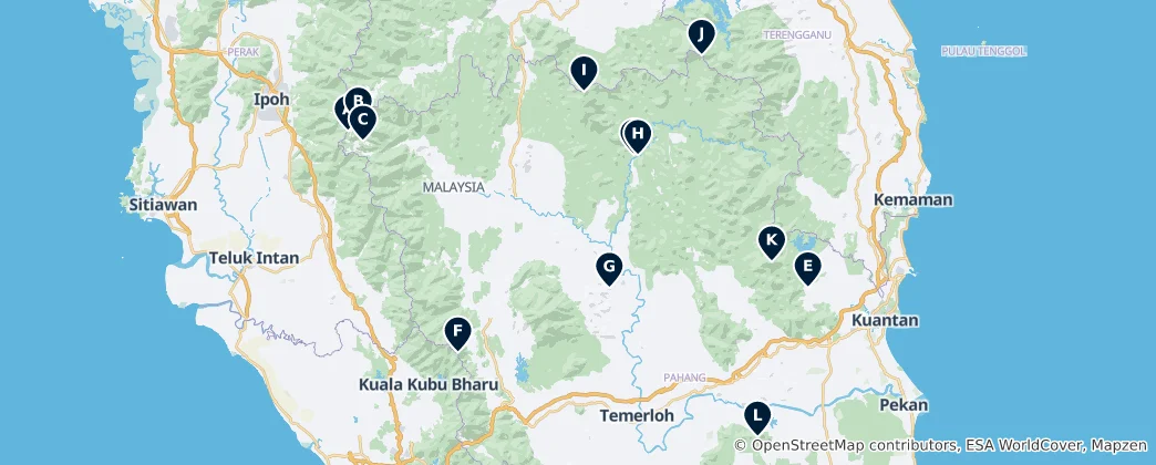Mappa di Peaks and Viewpoints